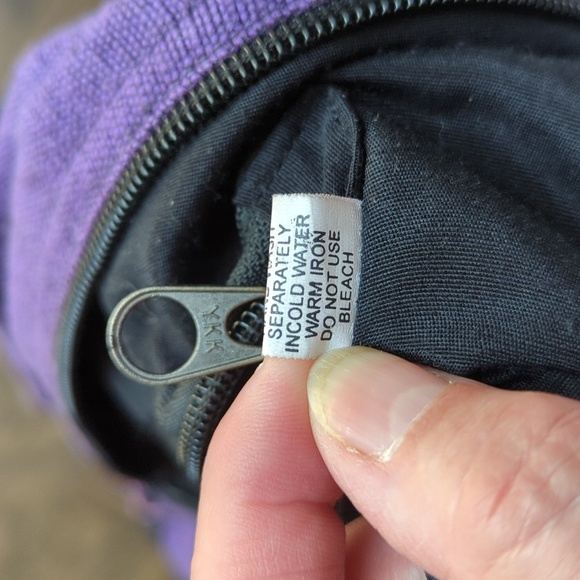 Napal Fair Trade Purple Shoulder Bag - Picture 7 of 7